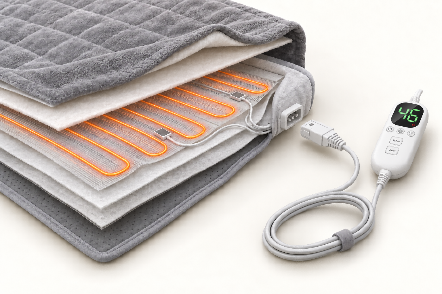 Automated heating wire layout during OEM electric blanket production