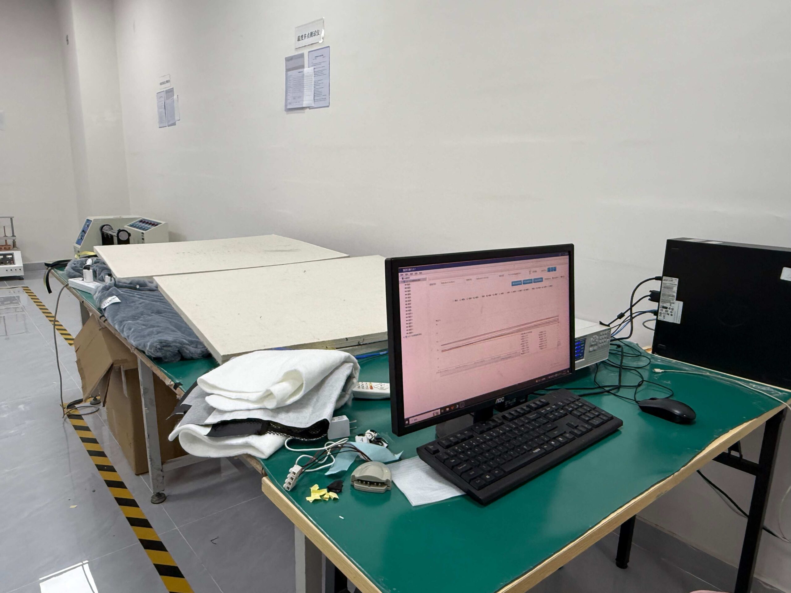 Automated heating wire layout during OEM electric blanket production