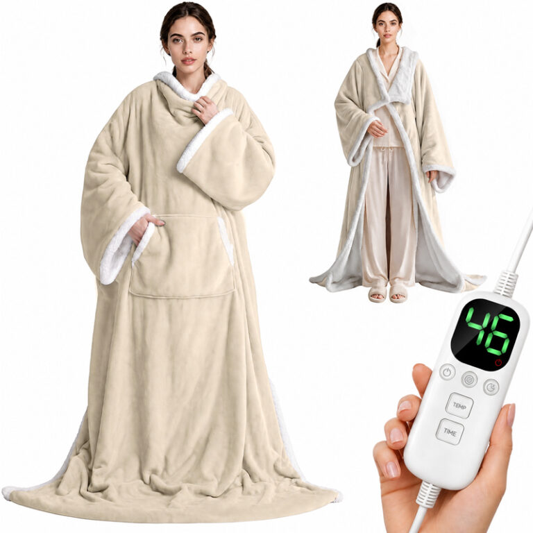 Wearable Heated Blanket Cozy Plush Electric Heating Shawl for Office Travel Outdoor Winter Wholesale Supplier