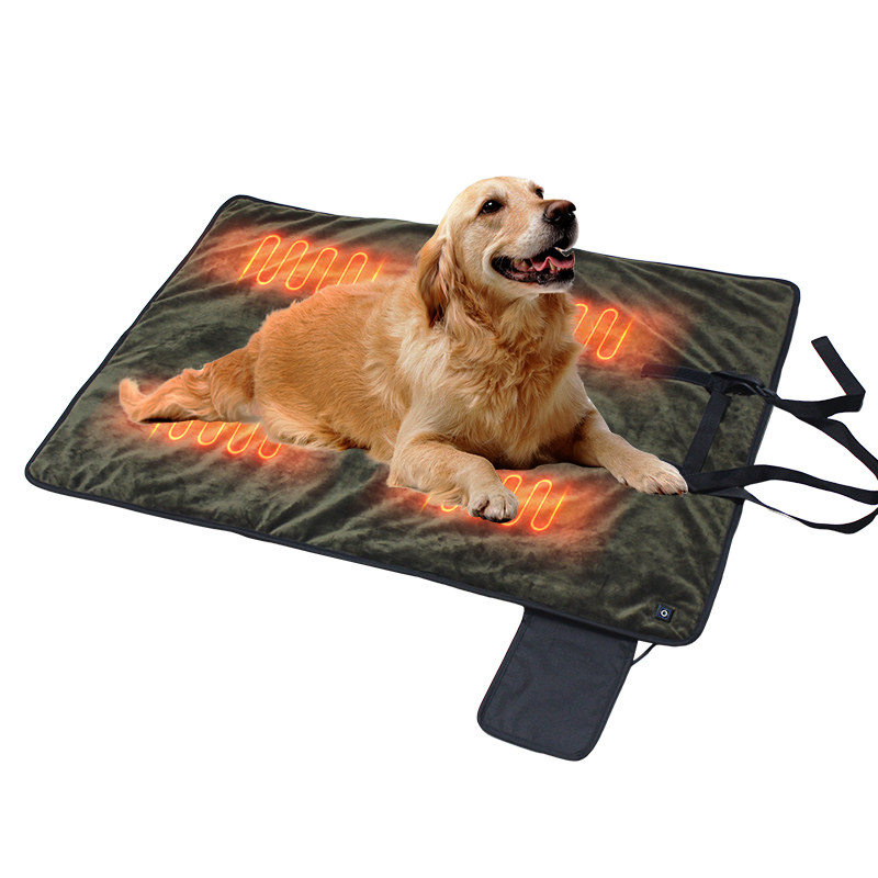 Waterproof USB Fleece Pet Heating Pad with 3 Heat Settings
