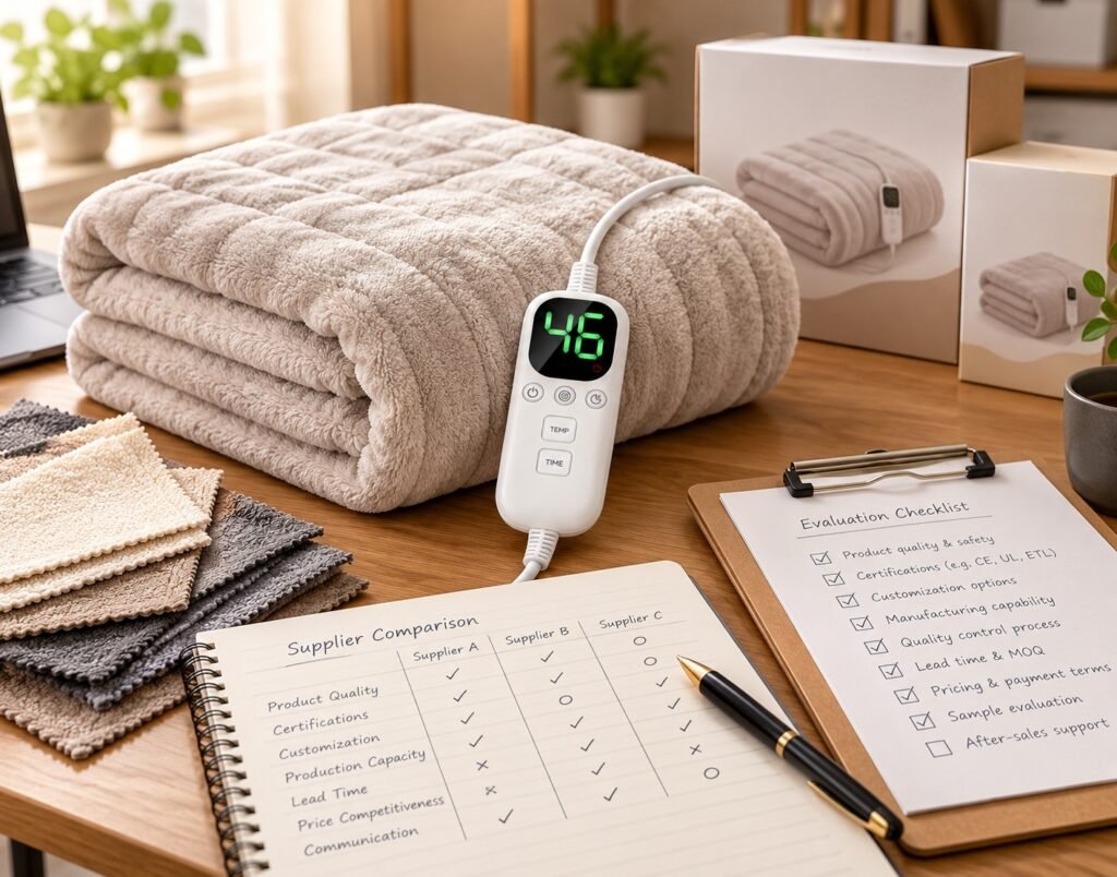 How to Choose an Electric Blanket Manufacturer: 10 Questions Buyers Should Ask
