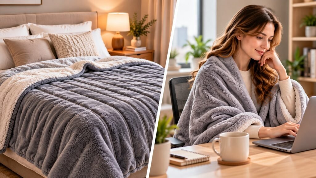 Electric Heated Blanket vs USB Heated Blanket: What Should Buyers Compare?