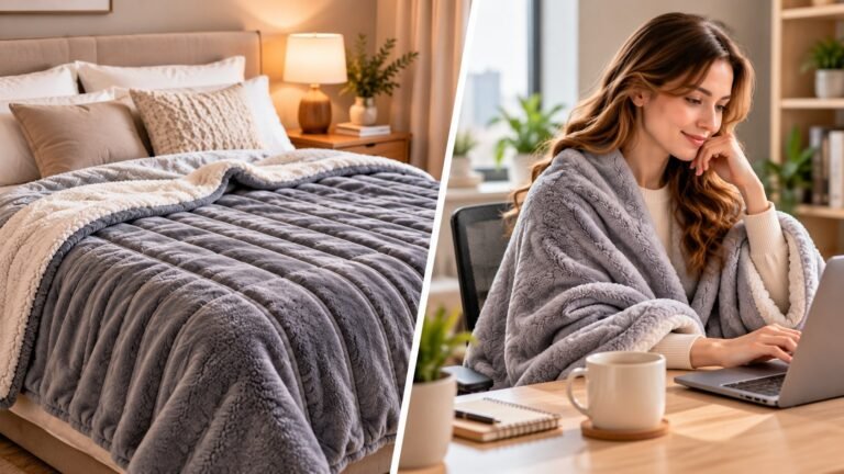 Electric heated blanket vs USB heated blanket comparison for wholesale buyers